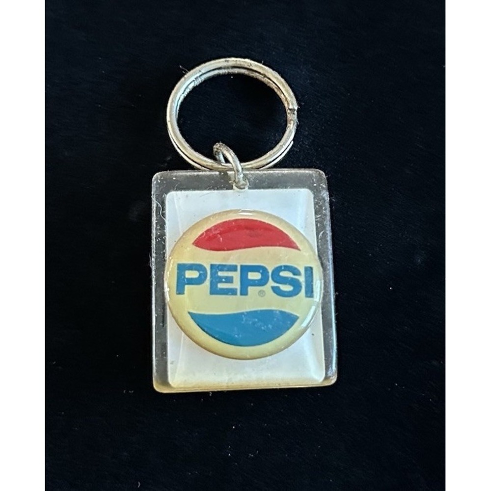 Vintage Pepsi Pepsi Cola Multicolored Keychain‎ Keyring Advertising